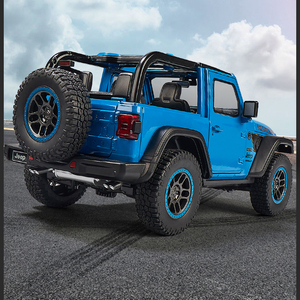 Rubicon โมเดลรถโลหะอัลลอยหล่อจากโลหะ1/18ครบรอบ20th ของเล่นสะสมเสียงและแสง - Product Image 2