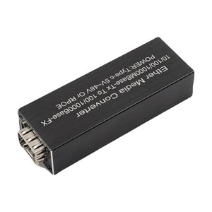 Micro Mini Tamaño 10 100 1000BASE-T a 100 1000BASE-X SFP Convertidor de medios de fibra 5V Entrada USB tipo C o alimentado por PoE - Product Image 3