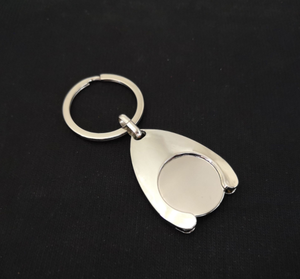 Caddy Coin With Keyring Logo Coin <strong>Key</strong> Holder Dollar Euro Token Keychain - Product Image 4