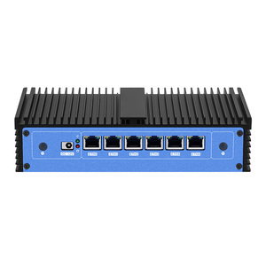 Intel Core i3 6100U Dual Core 2,3 GHz 6 LAN 1GbE Netzwerks icherheit Firewall Industrial Soft Router Mini-PC