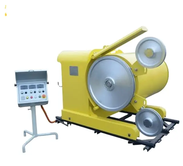 Diamond wire saw machine for cut granite and marble in quarry