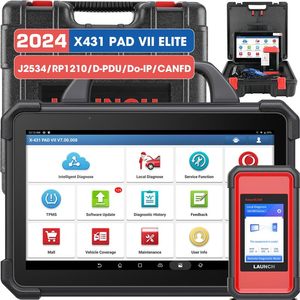 Lancio X431 PAD VII Elite 2024 J2534 strumento di riprogrammazione intelligente topologia mappa bidirezionale Scanner diagnostico - Product Image 1