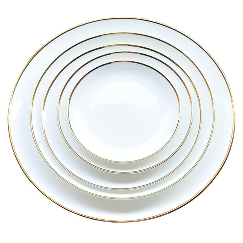 6 inch Gold Rim