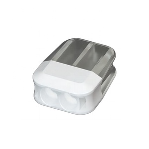 プッシュインクイックコネクトターミナル白ハードワイヤコネクタオートクランプ1入力1出力 - Product Image 1