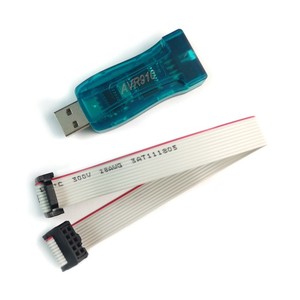 USB AVR910 AVRProg AVRプログラマーforATMEGA8 ATMEGA16 ATMEGA8535 for。16進数です。Ebn UseCH340Cドライバー10ピン標準インターフェイス - Product Image 1