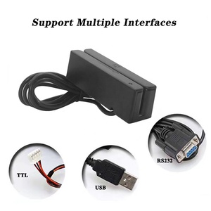 En iyi fiyat Msr100 Rs232 Electroniccs 3 parça Usb manyetik kart okuyucu - Product Image 3