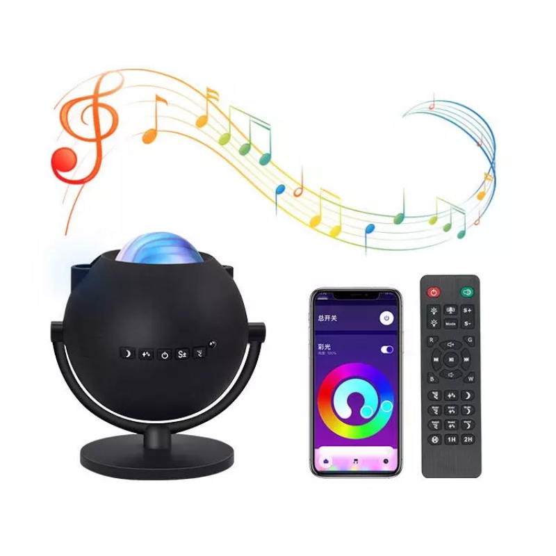 RSH Tuya Wifi Ble LED Desktop Moon Star Projector Lamp Bedroom Baby Kids Night Light Music Player Starry Sky Projector Light