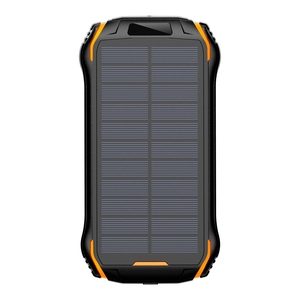 Nuevo producto 2025 Popular USB portátil tipo C Salida de entrada 25000mAh gran capacidad impermeable Camping luz LED banco de energía Solar - Product Image 2