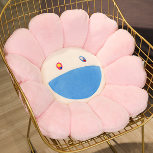 40cm/60cm sevimli rahat Takashi Murakami çiçek yastık dolması ayçiçeği peluş yastık yumuşak çiçek yastık peluş oyuncak