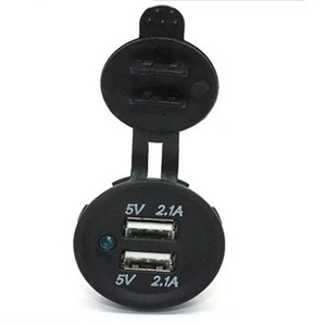 12v双<span class=keywords><strong>USB</strong></span>端口QC3.0快速充电Pd C型快速充电汽车<span class=keywords><strong>USB</strong></span>充电器插座