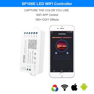 SP108E приложение WS2811 WS2812B SK6812 APA102 адресуемый Wi-Fi SPI пиксельный светодиодный контроллер - Product Image 5
