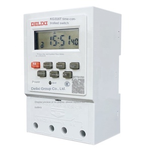 Delixi KG316T Timer automatico <span class=keywords><strong>Controller</strong></span> 220v-380V lampione stradale interruttore di controllo del tempo 16A-30A corrente Max Micro-elettricità