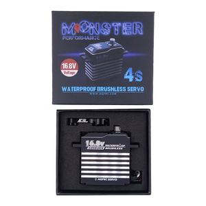 AGFRC A86BUMW 66 кг высокий крутящий момент 0,100 s 16,8 V 4S HV стальная шестерня IP67 водонепроницаемый цифровой программируемый бесщеточный автомобильный робот сервопривод - Product Image 4
