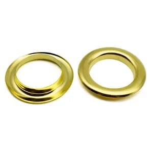 Waterproof SUS201 Steel Stainless Tarpaulin Eyelets Washer <strong>25mm</strong> 30mm 40mm Brass Metal <strong>Grommet</strong> for PE Tent