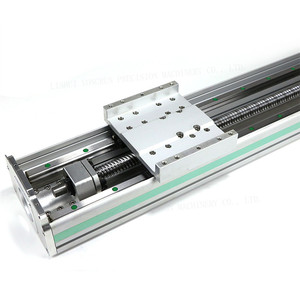 CNC כדור בורג Xy תנועה שולחן ליניארי שלב מפעיל שקופיות רכבת מדריך מודול