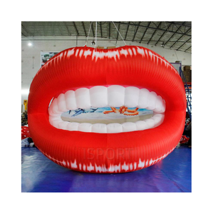 Giant Inflatable Mouth Model/inflatable <strong>Kiss</strong>/inflatable Red Lips for Stage&amp;Concert&amp;Party Show&amp;Valentine's Day - Product Image 1