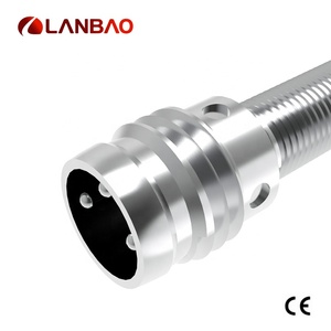 Cabo de proximidade padrão lr05 dc3, cabo de aço inoxidável nivelado 10-30 vdc m5, <span class=keywords><strong>sensor</strong></span> indutivo ce 2m, conector de 3 pinos