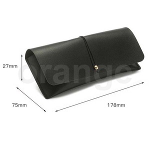 <strong>New</strong> Design Fashion Packaging Paper PU Box Case Set Glasses Custom Embossed Logo Sunglasses Eyeglasses With <strong>Pouch</strong> and Cloth - Product Image 3