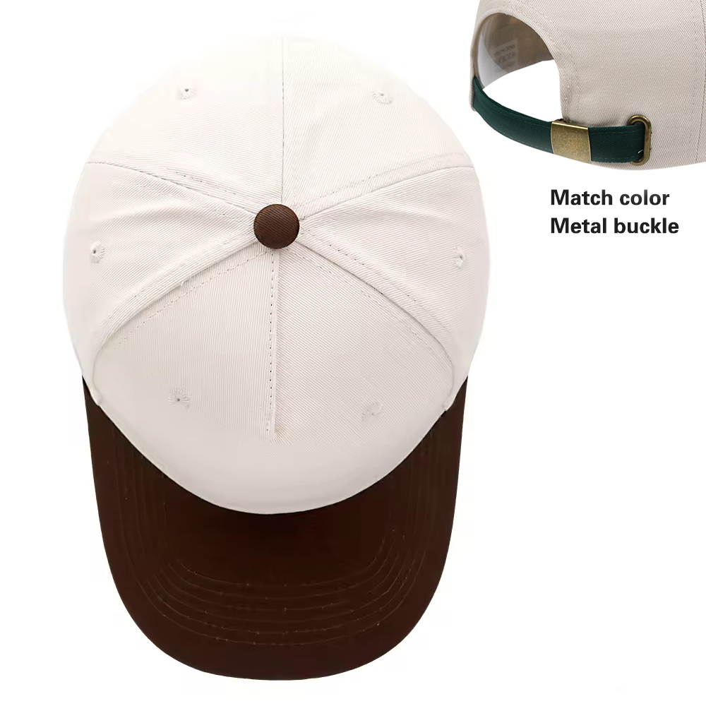 Marrone - Fibbia in metallo