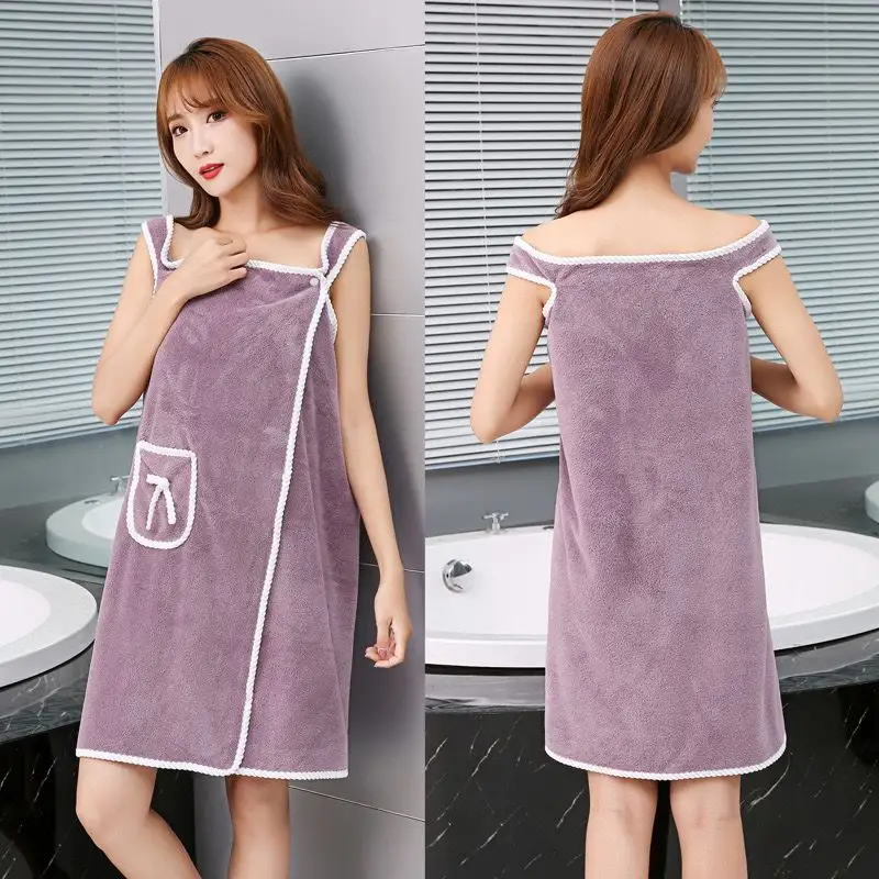 Vente en gros d'usine pour femme belle robe douce et ample taille libre portable pour dame serviettes de bain jupe de bain