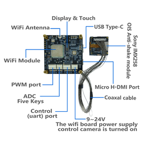 IMX258 Wireless Diy WiFi IP-Kamera modul 13MP 4K Mini-Kamera modul OIS Optische Bilds tabilisierung Sport Action Kamera modul - Product Image 3