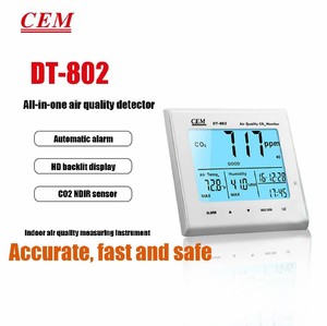 Dt-802 chất lượng không khí Analyzer, Đo CO2 mức độ, nhiệt độ và độ ẩm chính xác - Product Image 1