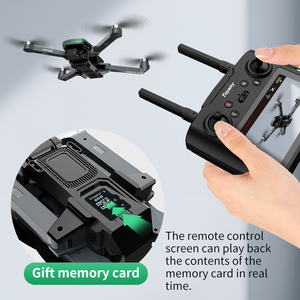 5G RTF profesyonel Mini WIFI FPV GPS Quadcopter çift kameralar 20 dak engel kaçınma LED büyük ekran uzaktan RC Drone kiti oyuncak - Product Image 5