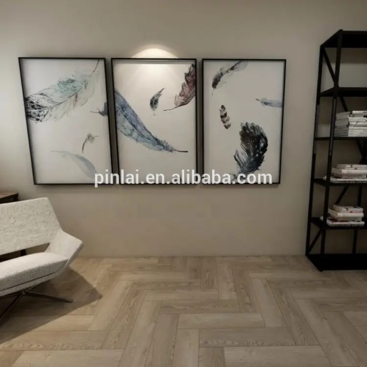 Pingo IR-Parquet flotante de espiga de madera texturizada, tablón de vinilo de PVC rígido de lujo, suelo de plástico SPC