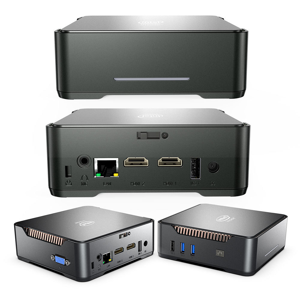 GK3V Core Celron Gemini lac J4125 mini pc de bureau