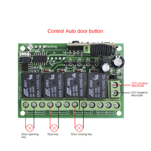 Universale 4 canali Wireless RF telecomando duplicatore 433MHz cancello elettrico Garage porta chiave interruttore - Product Image 5