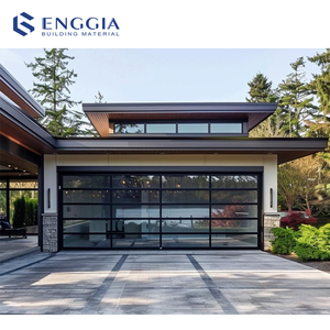 Enggia ประตูโรงรถกระจกนิรภัย8x7อัตโนมัติแบบอเมริกันไม่แตกหัก - Product Image 1