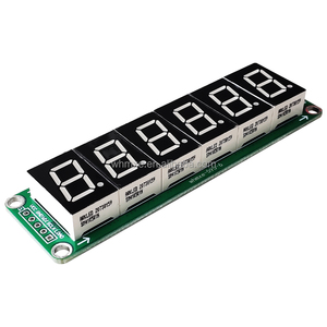 Modulo Display statico modulo Display a LED bianco a 6 cifre a 7 segmenti da 0.56 pollici azionato da 74 hc595