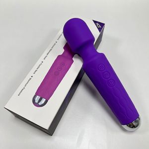 AV kadın yetişkin seks oyuncakları masaj sopası 20 frekans tam dalga titreşimleri ile kurşun başı Masturbator