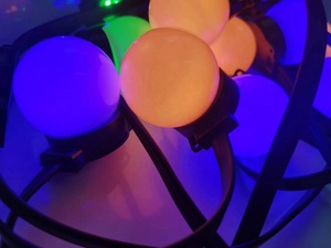 Indirizzabile RGB RGBW LED Pixel lampadina stringa di luce 50mm LED Pixel luce SPI/DMX512 impermeabile DC12V DC24V IP68 punto Led - Product Image 4