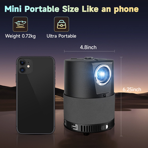 ODM Smart Mini videoproiettore Android 9.0 450 ANSI supporto 4K per esterni Beamer - Product Image 6