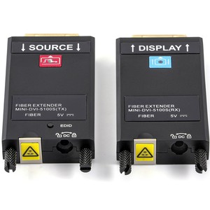 Mini convertidor de fibra 4K DVI Transceptor óptico de video Ultra HD con entrada de alimentación de audio estéreo externo de 5V - Product Image 6
