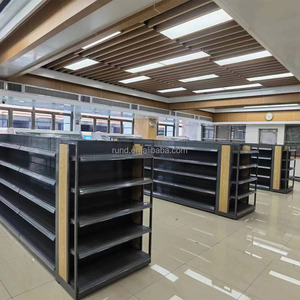 コンビニエンスストア用のカスタムロゴ食料品ディスプレイ棚ラック小売棚収納棚