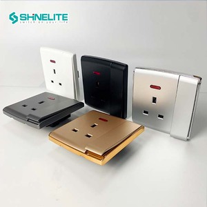CE CB GCC 1 แก๊ง 5 พินมัลติฟังก์ชั่นสวิตช์ซ็อกเก็ตพร้อมนีออน - Product Image 6