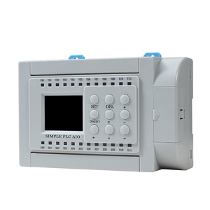 Huaqingjun 12 ingressi 12 uscite uscita relè PLC 2AI 2AO 0-20mA 4-20mA RS485 Modbus RTU PLC per sistema SCADA - Product Image 1