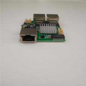มินิ2พอร์ตกิกะบิตอีเธอร์เน็ตสวิตช์บอร์ด3 Rj45 10 100 1000Mbps เครือข่ายสวิตช์ Pcb