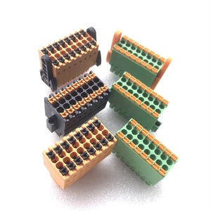 Bloque de terminales enchufable de mayor calidad 15EDGKNH-3.5 conector de bloque de terminales de resorte de PCB de doble capa DFMC 1,5 PHOENIX DEGSON - Product Image 2
