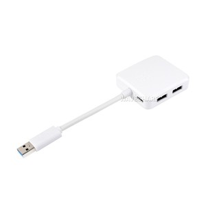 Ufficiale Raspberry Pi USB 3 Hub, espande quattro porte di tipo A 3.0 USB A valle, velocità di trasferimento dati fino A 5 Gbps - Product Image 1