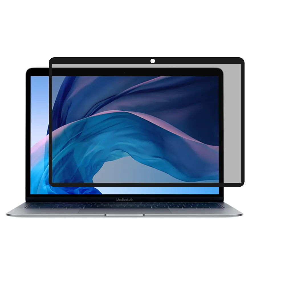 แล็ปท็อปความเป็นส่วนตัวแม่เหล็กกรองแสงสีฟ้านิ้วฟิล์มกันรอยหน้าจอคอมพิวเตอร์พื้นผิวแบบถอดได้สำหรับ iPad MacBook 14 Pro 17