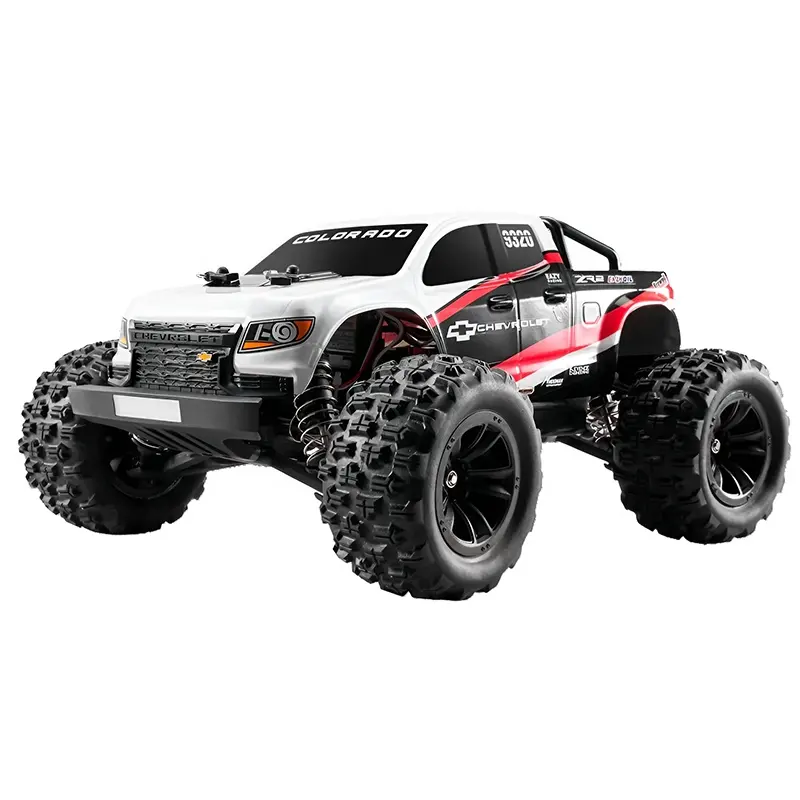 Eazyrc 1/18 con licencia Colorado RTR 4WD 4X4 luces 2S 3S 45KM velocidad Control remoto eléctrico RC Monster Truck con Motor sin escobillas