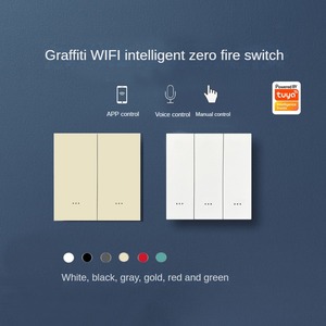 Modernes <span class=keywords><strong>Design</strong></span> Tuya Smart Wifi 4-Gang-Wandlichtschalter Drahtloses Automatisierung <span class=keywords><strong>system</strong></span> Home Hotel 13A/20A 110V -240V Glas