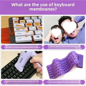 Silent Wired Chocolate Film <strong>Keyboard</strong> USB Interface Plastic Desktop <strong>Computer</strong> <strong>Keyboard</strong> for Gaming Office Typing Home Notebook <strong>Use</strong>
