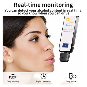 High Accurate BAC Tester Breathalyzer with LCD Digital Display Wholesale Alcohol Checker Alcohol Tester Breathalyzer - Product Image 2