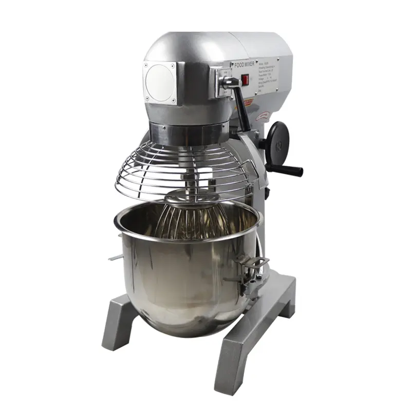 Factory Price 10L 15L 20L 25L 30L 40L 50L 60L 70L 80L Multiple Liters Vertical Stand Commercial Planetary Food Mixer