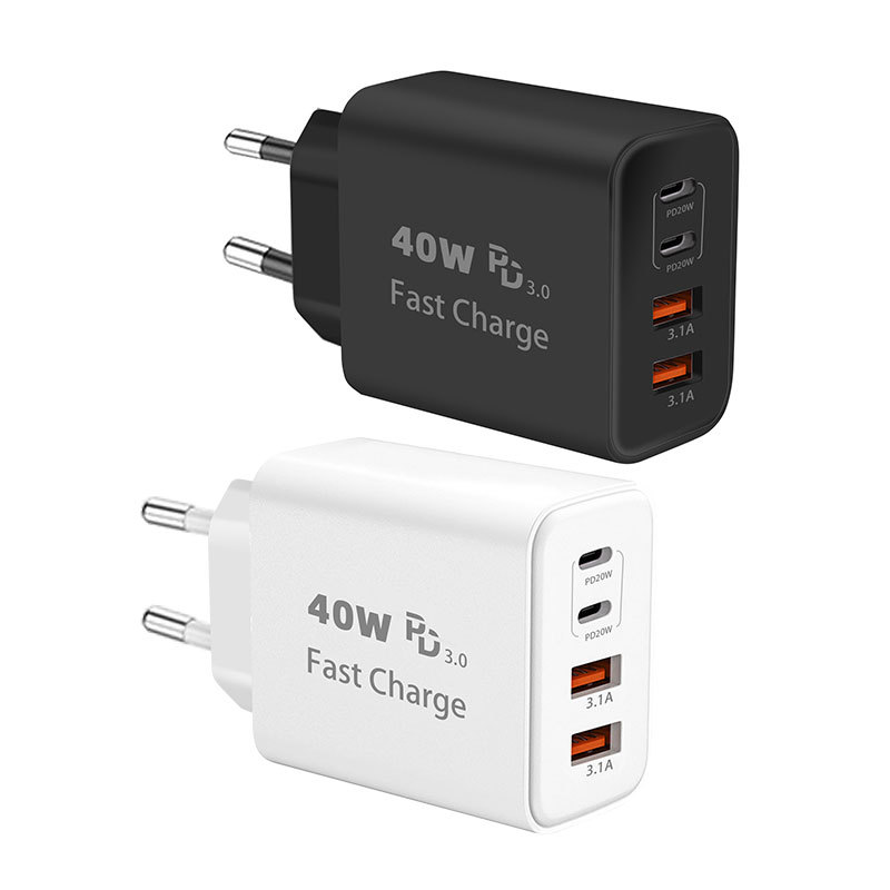 Cargador UE 2A+2C 40W