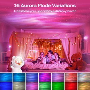 Astronot Aurora tavan işık yıldız projektör çocuklar için sevimli gece lambası - Product Image 4